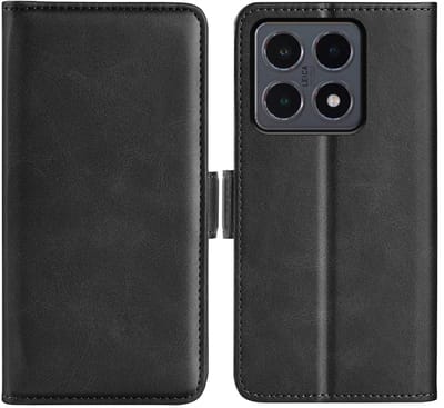 MobyDefend Hoesje - Geschikt voor Xiaomi 15T Pro - Luxe Wallet Book Case (Sluiting Zijkant) - Zwart