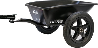 BERG Trailer L Skelter Aanhanger - Voor BERG Buddy/Rally Skelter - Inclusief trekhaak - Zwart