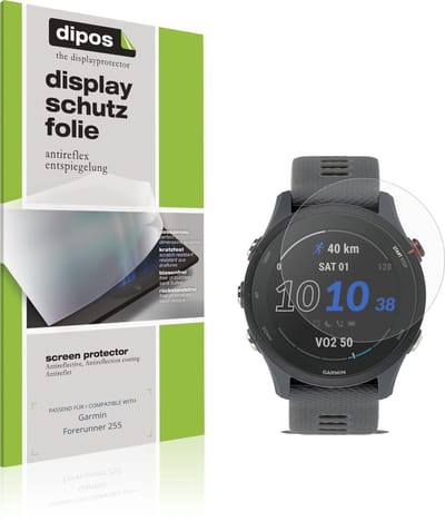 dipos – 6x Matte Beschermfolie geschikt voor Garmin Forerunner 255 | Krasbestendige & antireflecterende Screenprotector Ultra-Thin
