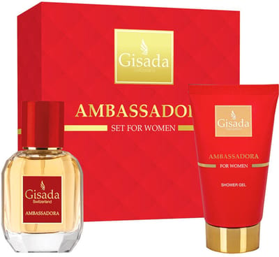 Gisada Ambassadora for Women Giftset - 50 ml eau de parfum spray + 100 ml showergel - cadeauset voor dames