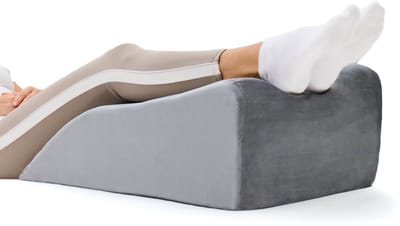Blumtal Ergonomisch Beenkussen - in hoogte verstelbaar - Positioneringskussen voor volwassenen - Grijs