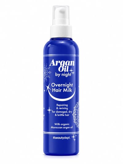 Argan Oil Overnight Hair Milk | Nachtverzorging Haar | Haarmasker Zonder Uitspoelen | Arganolie Haarverzorging | Droog Haar | Beschadigd Haar Herstel | Leave In Conditioner | Haar Serum | Hydraterende Haarverzorging | Hair Repair