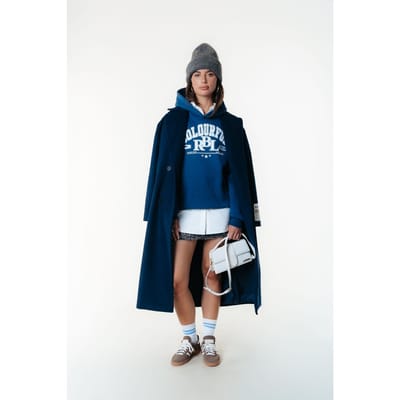Colourful Rebel Cr Rbl Sports Clean Hoodie Medium Blue Size: XS | Sweaters Outlet | Dames | Blauw