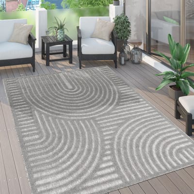 Paco Home Vloerkleed Tapijt Voor Binnen En Buiten Terras Keuken Scandinavisch Eenkleurig 60x100 cm