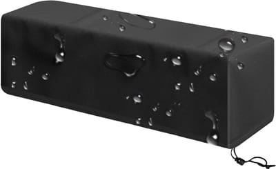 Vuurkorfhoes - Afdekhoes Beschermhoes - Buiten Leven - Stormbestendig Ontwerp - 74x22x29 cm - Zwart