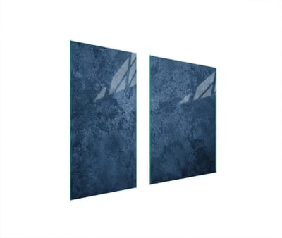 TMK ArtDeko Serie - Glazen Beschermplaat - 75x52 cm - Geharde Glasplaat - Modern Design