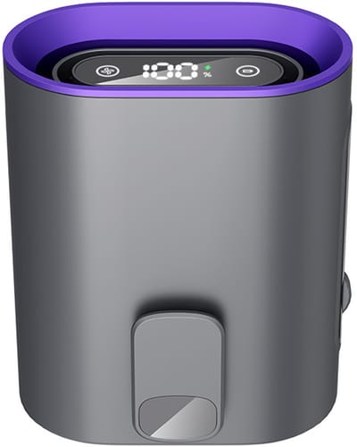 Ventilatoren-Draagbare Taille Ventilator - Krachtige Waist Fan met 100 Snelheden - USB Oplaadbare Nekventilator met Nachtlampje - Handsfree Koeling voor Outdoor, Bouw, Tuinieren en Sport