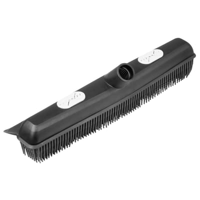 Jantex Connect rubberen bezemkop zwart 340 mm