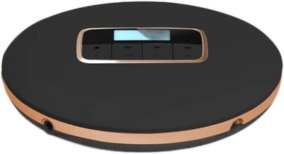 CD-spelers Boombox Draagbare CD-speler met 3.5mm Hoofdtelefoon Jack HiFi MP3 / WMA-speler Home Prenatale Onderwijs Leren Machine Koorts Walkman (Color : Black)