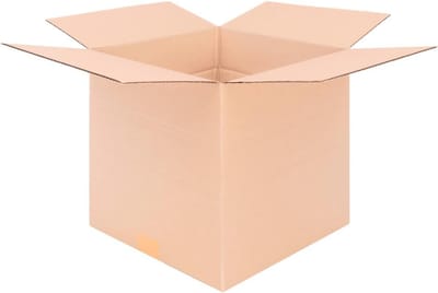 Set van 100 Verhuisdozen en Verzenddozen van Golfkarton 300x300x300 mm