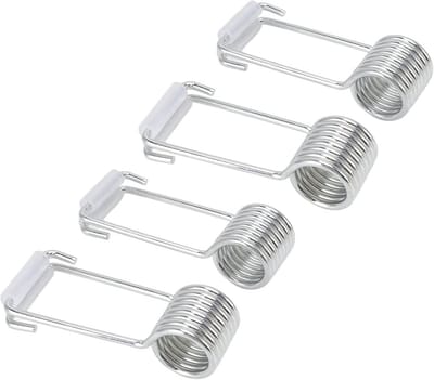 4x Automatisch Sluitende Deurdranger Zilver Roestvrij Staal