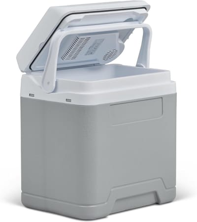 QORA® ElektriQORA koelbox 12 en 230 volt - ElektriQORA koelbox - Koelbox - Grijs - ‎30cm x 40cm x 45cm