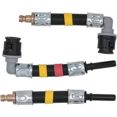 KS Tools 150.1865 Adapterset 3-delig SAE 8 x 30 mm (geel)