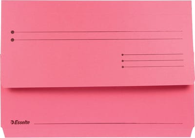 Esselte Manilla Insteekmappen - A4 Formaat - 25 Stuks - Rood