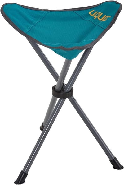 SO72 Caccia - driepoot kruk - vouwkruk - visstoel - camping driepoot - petrol/grey - Kleur zitting wijkt af