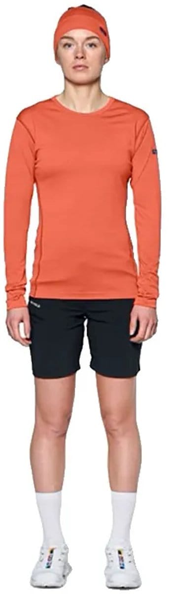 Devold Of Norway Breeze Merino 150 T-shirt Met Lange Mouwen Oranje M Vrouw