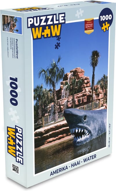Puzzel Amerika - Haai - Water - Legpuzzel - Puzzel 1000 stukjes volwassenen
