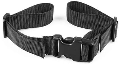 BukkitBow - Rugzak Borstband - Rugzak Strap voor Wandelen en Backpacken - Outdoor Accessoire - Zwart