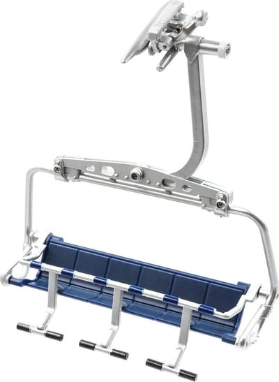 Jägerndorfer - 86000 Zetel voor 6 Personen Blauw Miniatuur Model - 1:32 - Kerstdorp