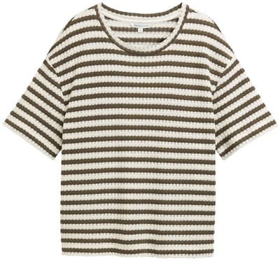 Tom Tailor Structured Fit Sweatshirt Beige M Vrouw