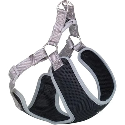 Hondentuig Nobby Pet Black Mesh Reflect