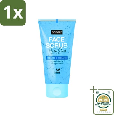 1 x Sence - Alle Huidtypes - Gezichtsscrub - Exfoliërend - 150 ml- Gezichtsscrub - Exfolieer - Huidverzorging - Huidscrub - Huidverzorging