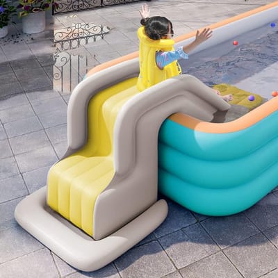 Opblaasbare Waterglijbaan - Tuin Speelgoed - Zomer Plezier - Verdikt PVC Materiaal - 200 X 85 X 80 Cm
