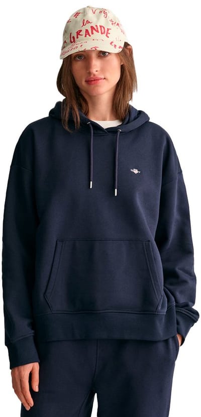 Gant Shield Hoodie Blauw S Vrouw