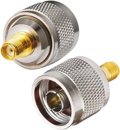 SMA Female naar N-Type Male Adapter voor Wi-Fi Antenne Kabel (2 Stuks)