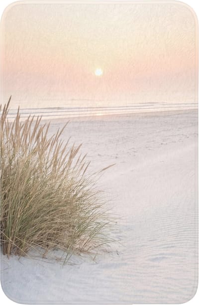 WC mat 40x60 cm - Antislip - Horizon - Duinlandschap - Zand - Toiletmat - Vloermat - Douchemat - Toilet tapijt - Toiletmatten