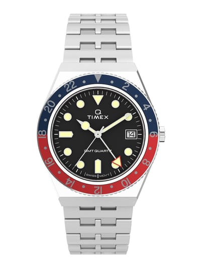 Timex Q Reissue TW2V38000 Horloge - Staal - Zilverkleurig - Ø 38 mm