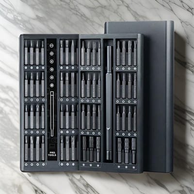 63 in 1 Magnetische Schroevendraaier Kit – Multifunctioneel Handgereedschap - Compleet - Veelzijdig - Magnetisch - Gemakkelijk te gebruiken - Voor precisiewerk - Praktisch - Handig - Sterk - Betrouwbaar - Efficiënt