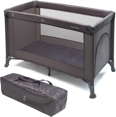 Baby Reisbedje 60x120cm met Draagtas en Afneembare Matras