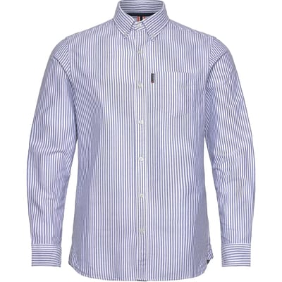 Superdry - Essentials Oxford-overhemd met lange mouwen - Heren - Lange mouwen shirts