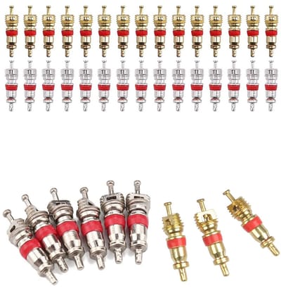 Allecto - 242-delige ventielverwijderingstool - Banden reparatiegereedschap - Eenvoudig in gebruik - Tweekleurig - Geschikt voor auto, fiets en mot...