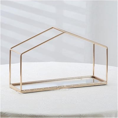 Taartstandaard - Dessertrek - Afternoon Tea - Metalen frame - Eén laag - Goud