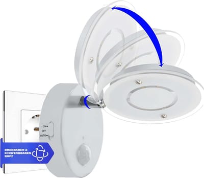 LED Nachtlamp met Bewegingssensor - Stekkerlamp Veiligheidsverlichting Warmwit