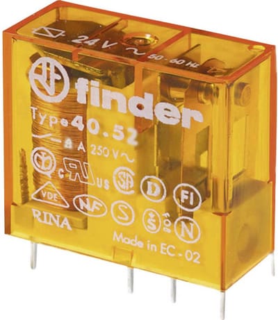 Finder 40.52.8.230.0000 Printrelais 230 V/AC 8 A 2x wisselcontact 1 stuk(s)