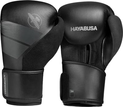 Hayabusa S4 Bokshandschoenen - Zwart 12 oz