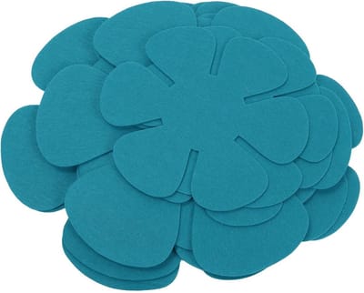 Potpanbeschermers Vilt - Kookgerei Beschermers - Keuken Organiseren - Zacht Hoogwaardig Vilt - 12 Stuks - Meer Blauw