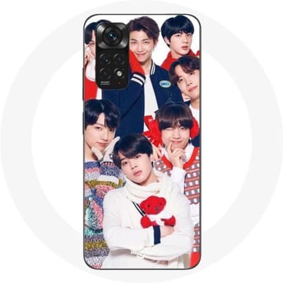 Coque pour Xiaomi Redmi Note 11S BTS Affiche Memebers Cadeau de Noël 2023