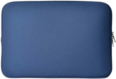 15-inch laptophoes - Zachte beschermhoes - Ritssluiting - Blauw