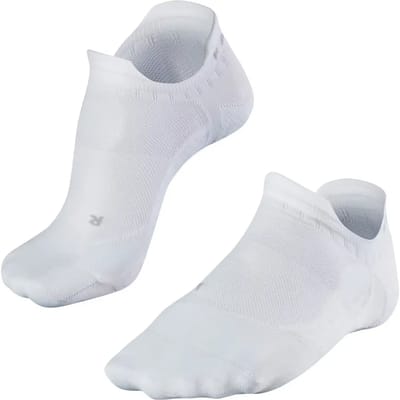FALKE GO5 Invisible anti-blaar katoen functioneel materiaal golfsokken heren wit - maat 42-43