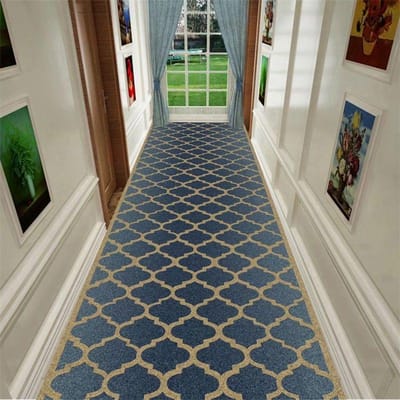 Noords Geometrisch Lang Gangtapijt Licht Luxe Huis Hotel Loper Tapijten Kunnen Op Maat Gemaakt Villa Trapmat Antislip Hal Tapijt Customized size