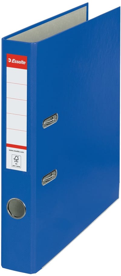 Esselte Eko 81195 - Ordner - A4/50mm - Blauw - Duurzaam - Milieuvriendelijk - Stevig