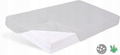 Waterdicht Bamboe Hoeslaken 90x200x20 cm - Grijs
