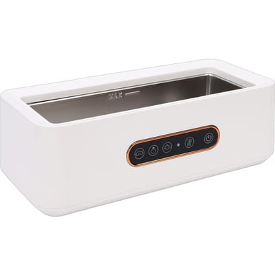 Nettoyeur Ultrasonique pour Bijoux 45KHz 270ml Acier Inoxydable 304   3 Modes Machine Ultrasonique Professionnelle pour Bijoux Lunettes Montres Blanc gray