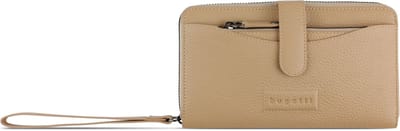 Bugatti Elsa Portemonnee RFID-bescherming Leer 19 cm - Dames - Horizontaal - sand