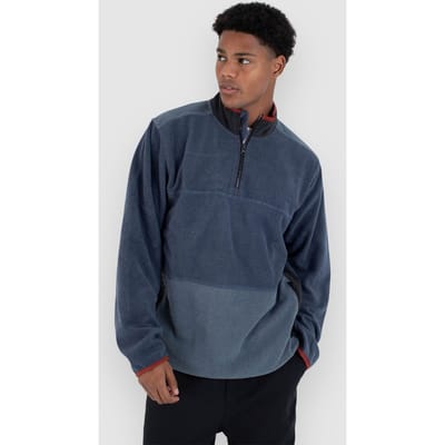 Hurley Blocked Windchill Mockneck Half-Zip Fleece Trui