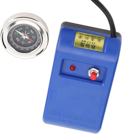 Professionele Elektrische Demagnetiseur voor Horlogeherstel - Degausser voor Kompas en Horloge Reparatie, 110V/220V